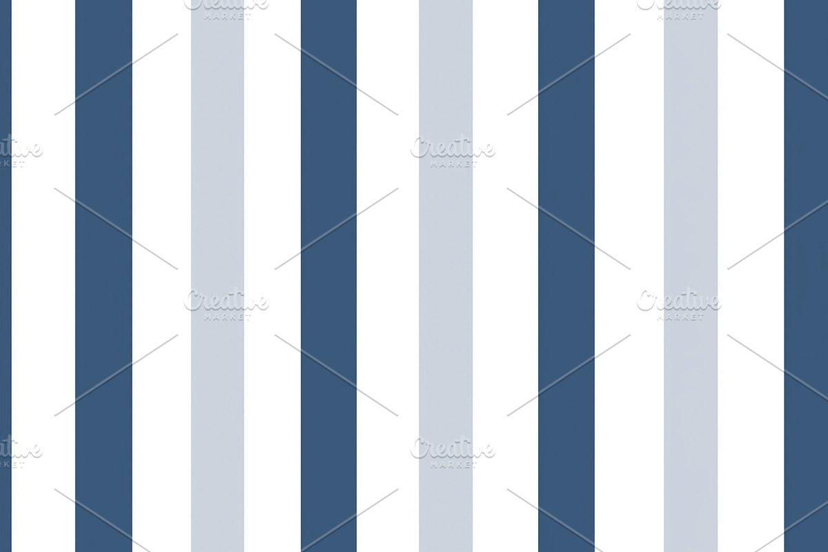 Seamless pattern, seamless vertical blue and white stripe patter, a Pattern Graphic by Studio ANNA