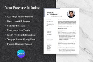 Executive CV Template Pack Canva