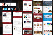 aFresh Multipurpose Email Templates, an Email Template by Pennyblack Templates (Thumbnail 1 of 3)
