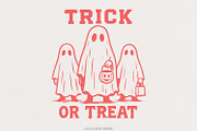 Trick Or Treat Retro Ghost PNG, an Illustration by SharpMarketplace (Thumbnail 1 of 9)
