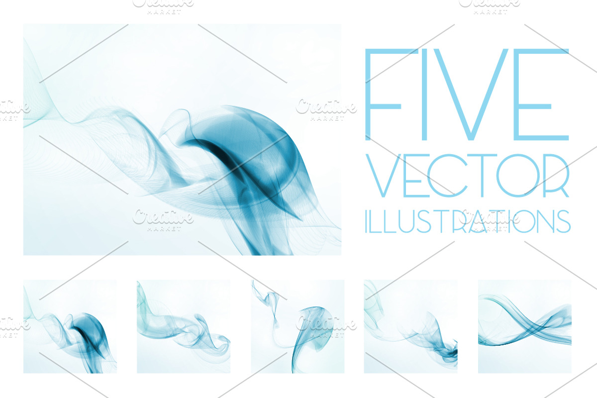 Abstract blue backgrounds, a Pattern Graphic by majcot (Photo 1 of 3)