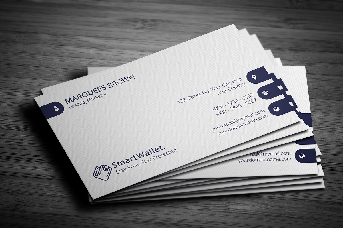 Wallet Business Card, a Business Card Template by Divergent Studio (Photo 2 of 4)