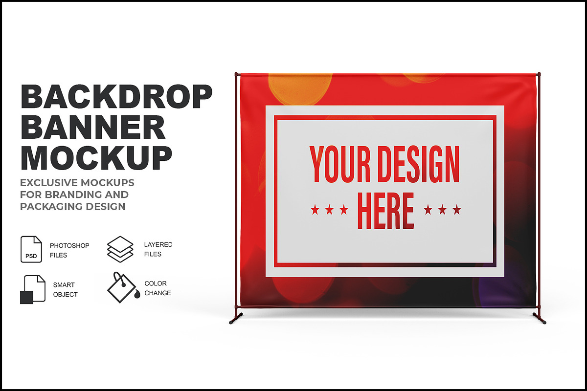 Backdrop Banner Mockup, a Product Mockup by Mockupfit (Photo 1 of 3)
