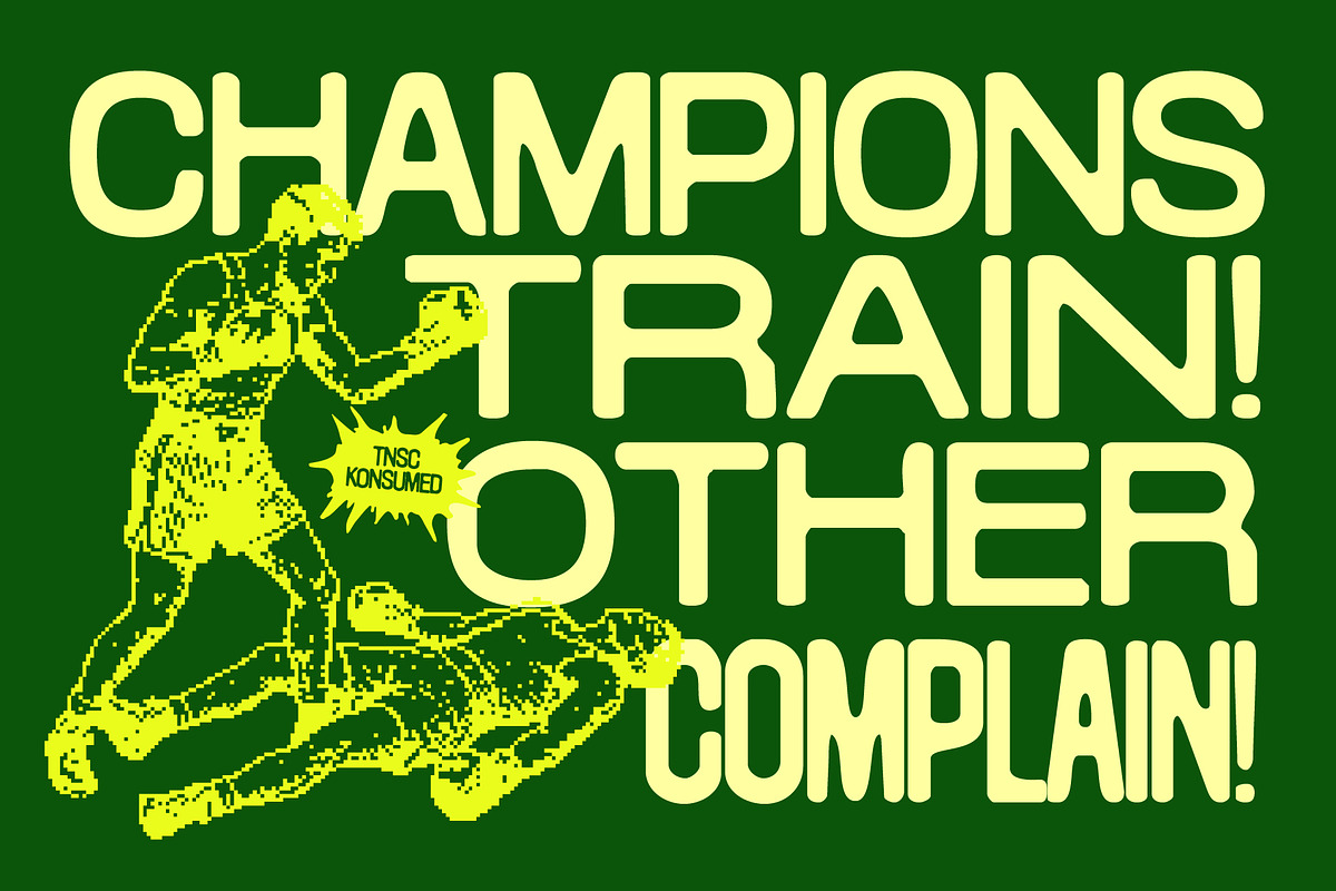Konsumed - Blurred Sans Family, a Sans Serif Font by The Native Saint Club (Photo 6 of 16)