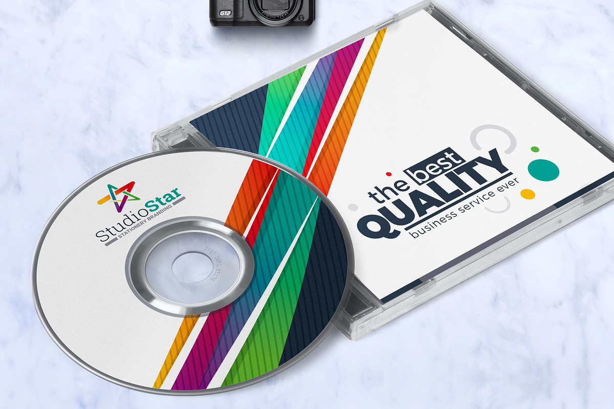 Creative CD Label Template, a Templates & Theme by ContestDesign (Photo 1 of 3)