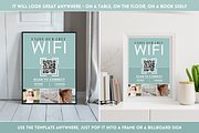 WiFi QR Code Sign - Green, a Marketing Template by SunshineStudioBoutique (Thumbnail 4 of 10)