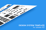 Design System Template | Adobe XD, an UI Kit Template by vanderdysDesign (Thumbnail 1 of 2)