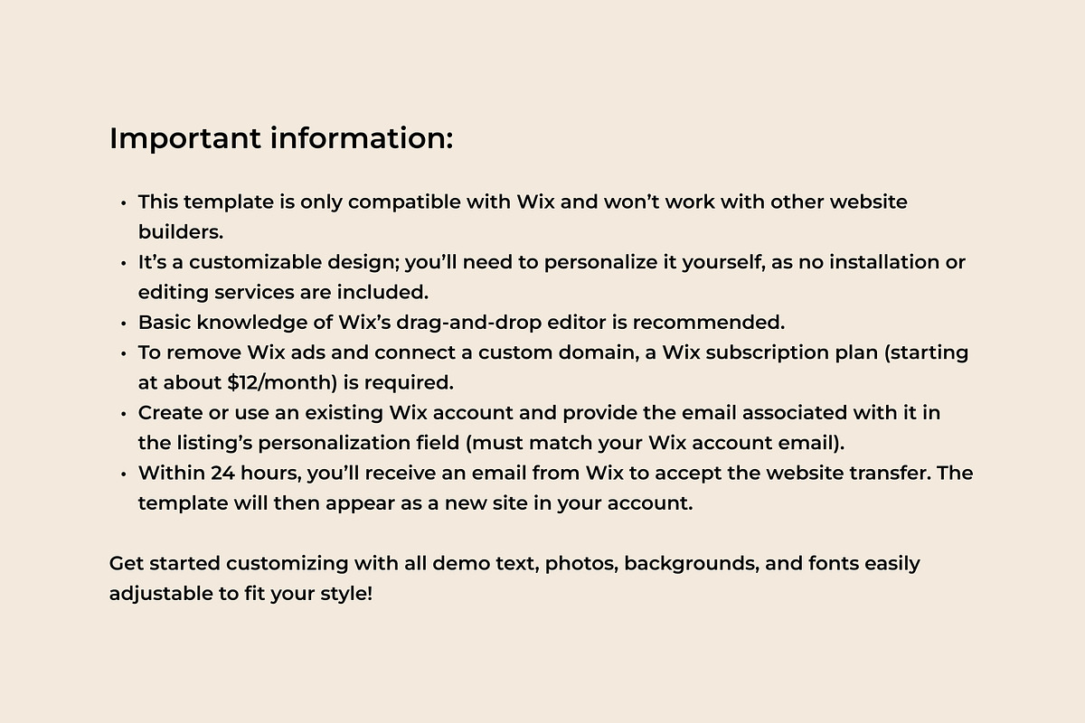 Landing Page Template for a Coach, a Wix Template by U Design (Photo 9 of 10)