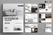 Interior Design Magazine Template, a Magazine Template by NorthPeak (Thumbnail 1 of 9)