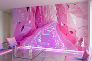 Pink Crystal Cave Staircase Graphic, a Background Graphic by Aura Canyon HQ (Thumbnail 2 of 7)