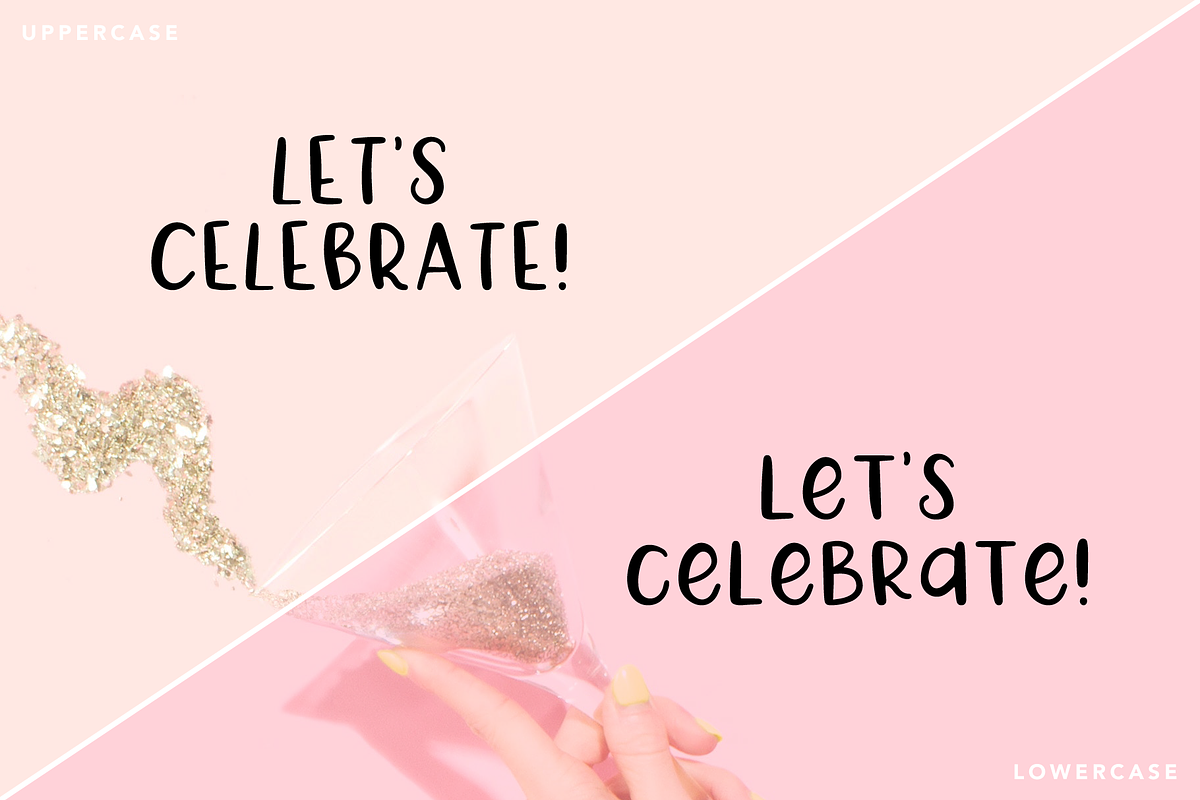 Happy Things | A Hand Drawn Font preview 3
