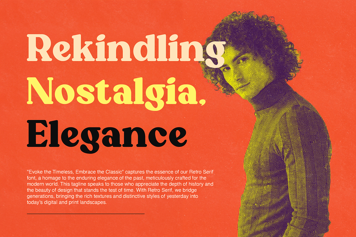 Roffene - Retro Serif Style Font, a Serif Font by PuriCreative (Photo 9 of 10)
