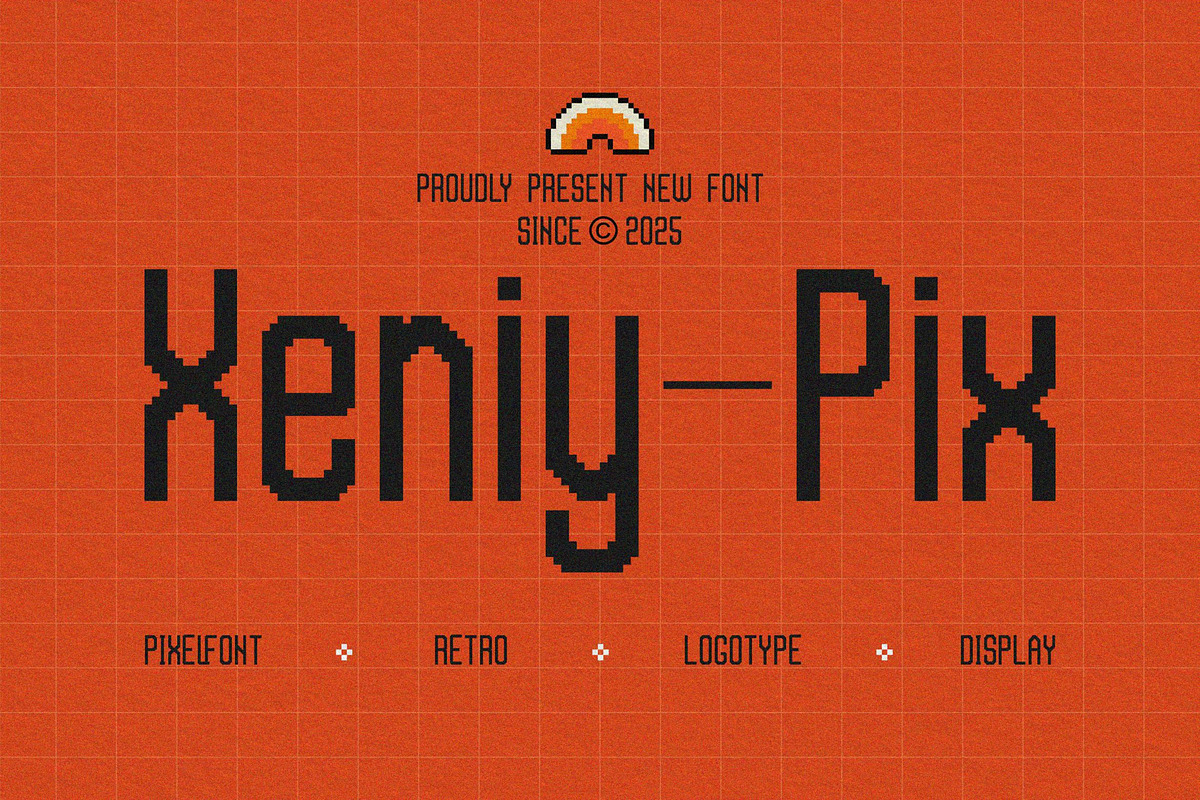 Xeniy Pix || Sans Serif Retro Pixel, a Sans Serif Font by Ermedia Studio (Photo 1 of 10)