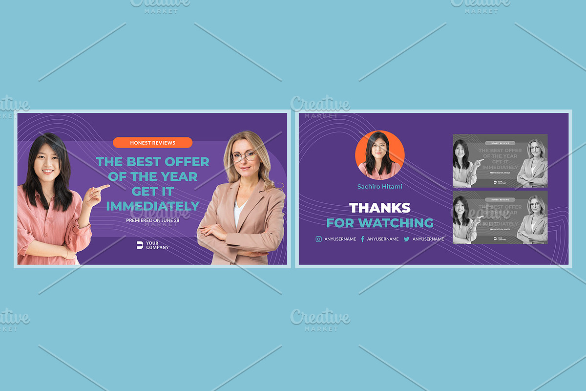 Best Product Youtube Thumbnail Cover, a Social Media Template by hekenostudio (Photo 2 of 4)