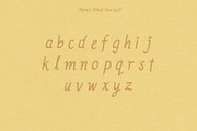 Butter - A Simple, Handwritten Font, a Handwritten Font by Eric Pond Designs (Thumbnail 5 of 5)