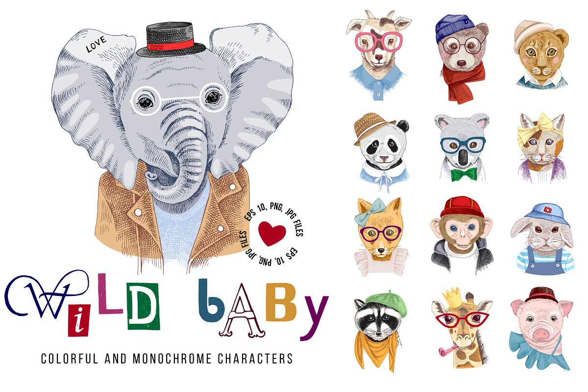 Wild baby, an Animal Illustration by handsketched (Photo 1 of 14)