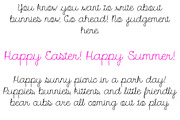 Font Happy Day Cursive Script Cute!, a Script Font by PageLightStudios (Thumbnail 4 of 8)