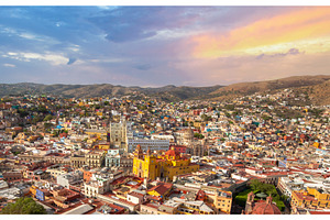 Mexico, Guanajuato panoramic skyline, an Architecture Photo by Web Engine Design