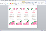 Photo Booth Place Card Template, a Card Template by retrographix (Thumbnail 3 of 3)