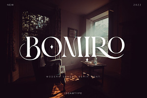 Bomiro-Modern classy serif Typeface, a Serif Font by Issam Type