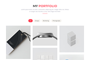 Adam - Personal Portfolio HTML, a HTML Template by Themeplaza (Thumbnail 4 of 7)