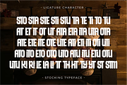 Stocking - Condensed Sans Serif, a Sans Serif Font by Pian45 Studio (Thumbnail 7 of 8)
