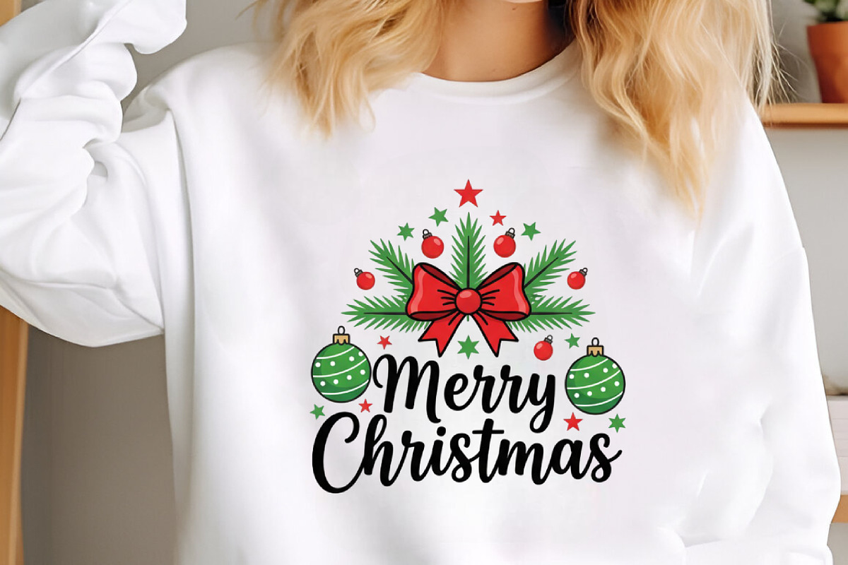 Preppy Christmas Merry & Bright PNG, an Illustration by designcity5 (Photo 6 of 8)