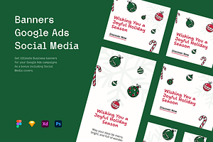 Chritmas - Winter Banners, a Social Media Template by Petr Bilek