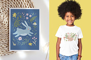 Easter Bunny Clipart, a Seasonal Illustration by Nadezhda Mikhailova (Thumbnail 8 of 11)