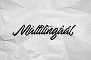 Manhattan Font, a Script Font by Nocturnal Workspace (Thumbnail 9 of 9)