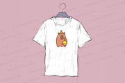 Cute Capybara Party, an Animal Illustration by Palau (Thumbnail 2 of 12)