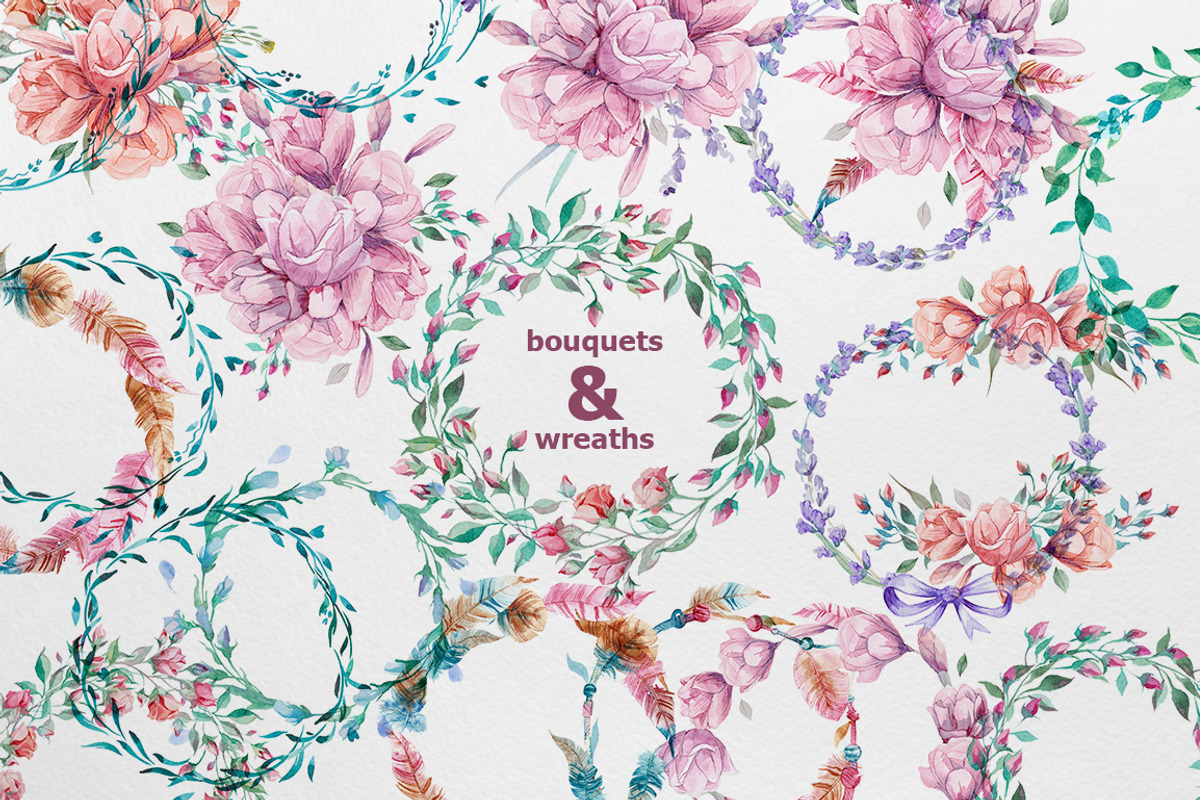 Watercolor flowers (part II), a Decorative Illustration by katyabuslaeva (Photo 7 of 7)