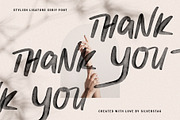 CHIC LOVERS - Watercolor SVG Font, a Script Font by SilverStag Type Foundry (Thumbnail 14 of 14)