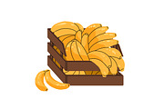 Fruit & vegetables boxes set, banner, a Food Illustration by PaperTrident (Thumbnail 6 of 13)