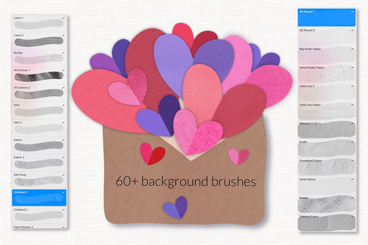 Canvas background brush BUNDLE, a Brush Add-On by Let's Art (Photo 2 of 21)