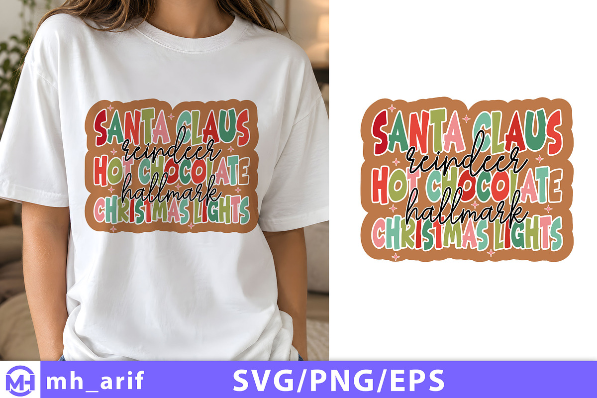 Santa Claus Reindeer Hot Chocolate, a Seasonal Illustration by mh_arif (Photo 1 of 4)