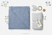 Cottage Dreams patterns, frames, bow, a Pattern Graphic by Cozy pattern shop (Thumbnail 5 of 12)