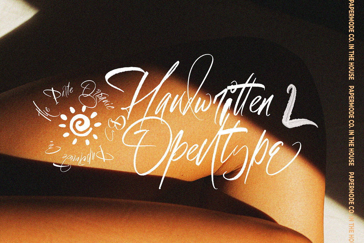Parte Handwritten, a Script Font by Papermode Co. (Photo 2 of 10)