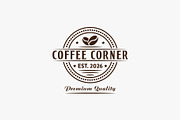 Coffee Corner Logo, a Food Illustration by Kaushal Jangid (Thumbnail 2 of 4)