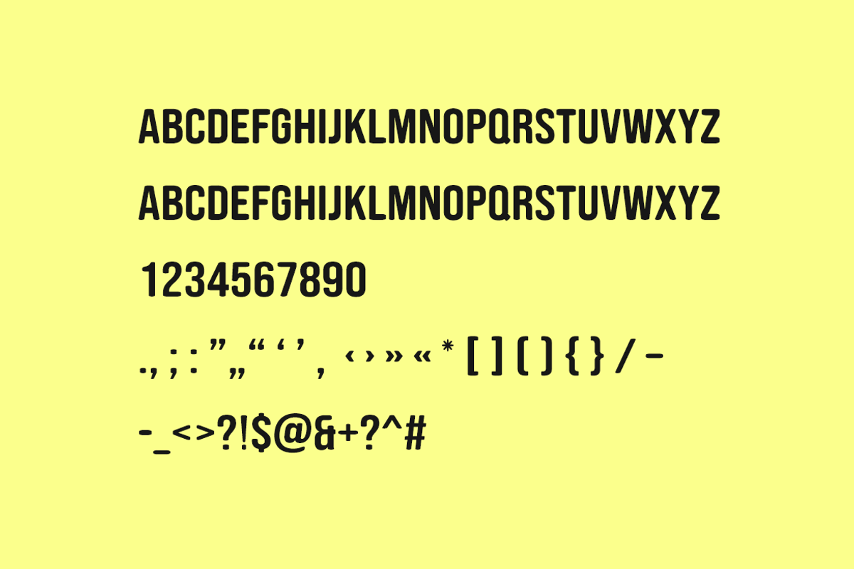 BERGK - Display / Headline Typeface preview 7