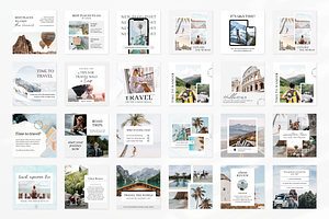 Travel Instagram Post Templates