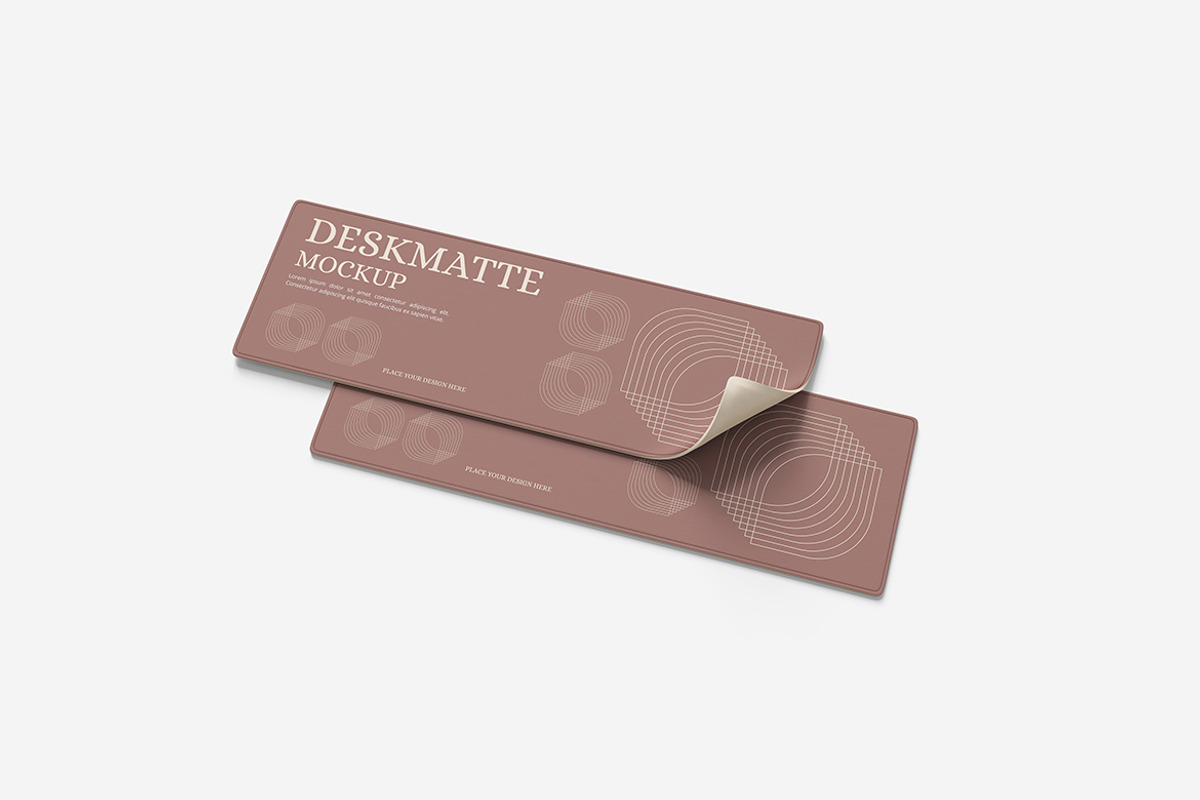 Deskmatte Mockup, a Product Mockup by Indah (Photo 4 of 6)