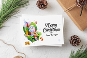 Christmas Greeting Card Template, a Card Template by ElephantArts (Thumbnail 2 of 8)