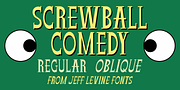 Screwball Comedy JNL, a Slab Serif Font by Jeff Levine Fonts (Thumbnail 1 of 5)