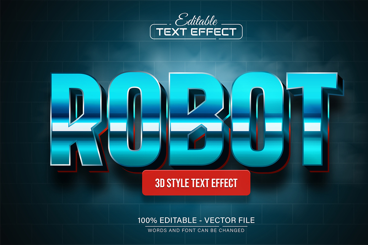 3D Text Effects Collection Vol 38, a Graphic by Aglonemadesign (Photo 7 of 9)