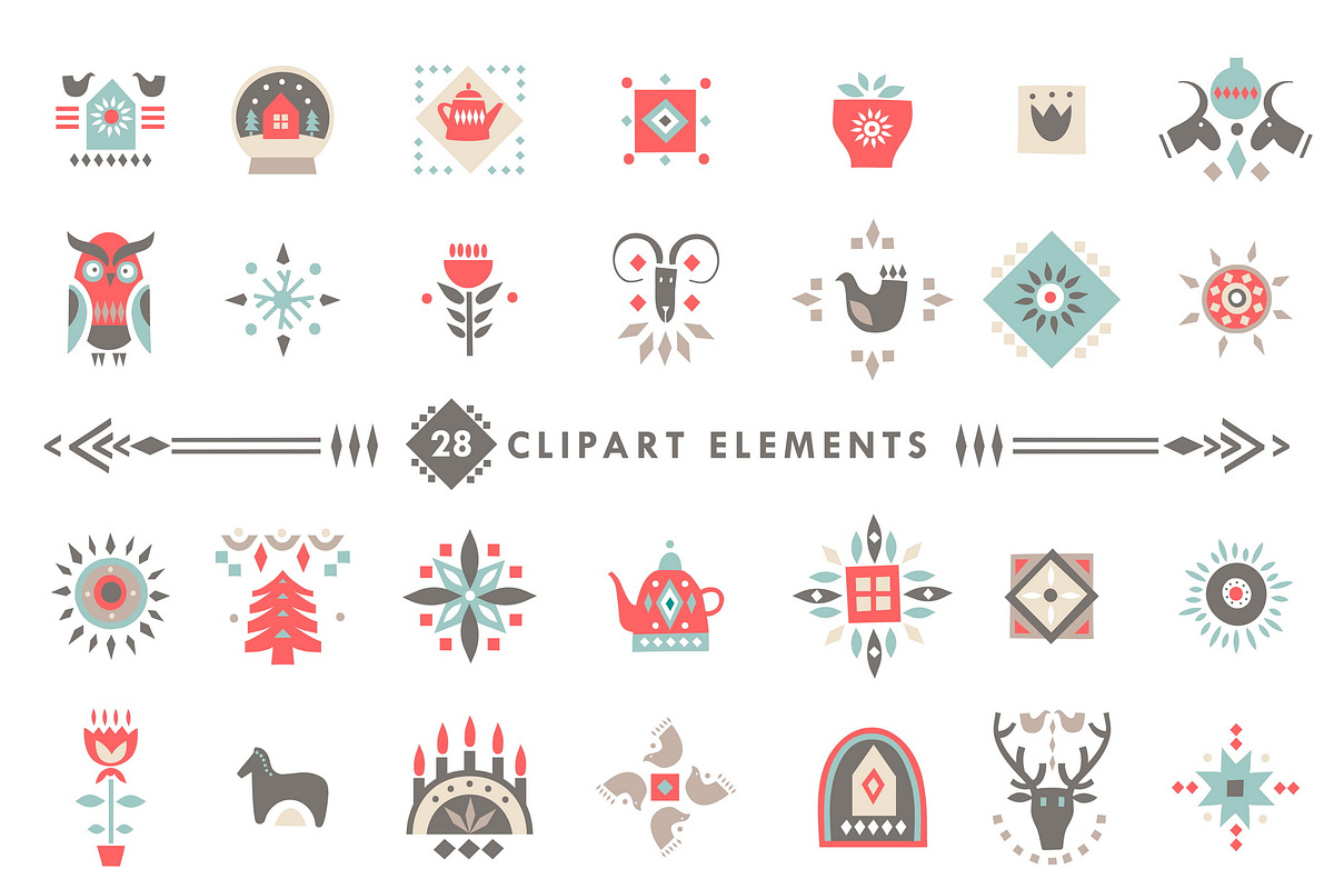 Folk Tile - Graphic Collection, a Decorative Illustration by Struvictory.art (Photo 6 of 9)