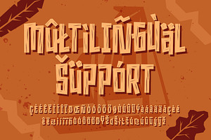 Naluka - Ethnic Font With Extras