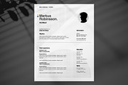 Minimal Creative Resume Pack by Srg, a Resume Template by Srg® (Thumbnail 4 of 11)