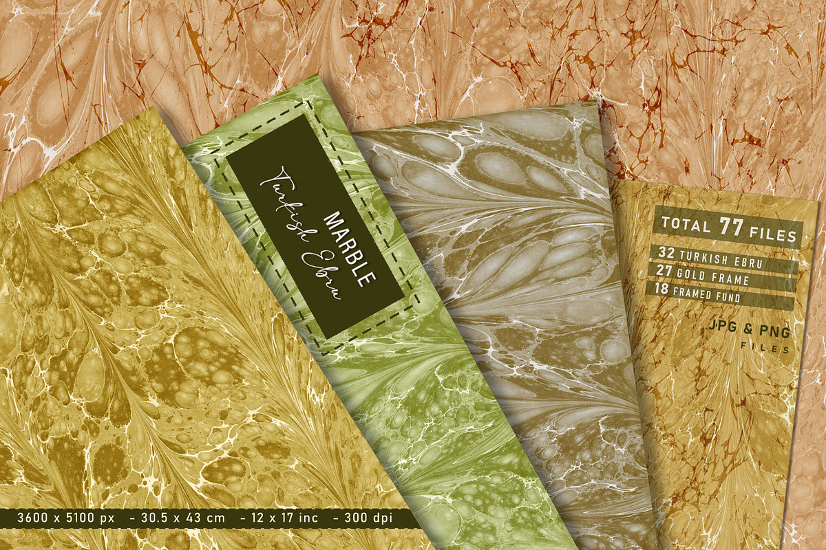 Turkish Ebru - Marble, a Texture Graphic by Suna Kosem (Photo 1 of 25)