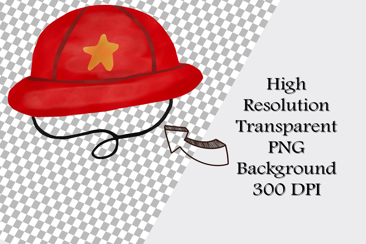 Watercolor Firefighter Clipart Set, an Illustration by CropUp Creative (Photo 3 of 4)